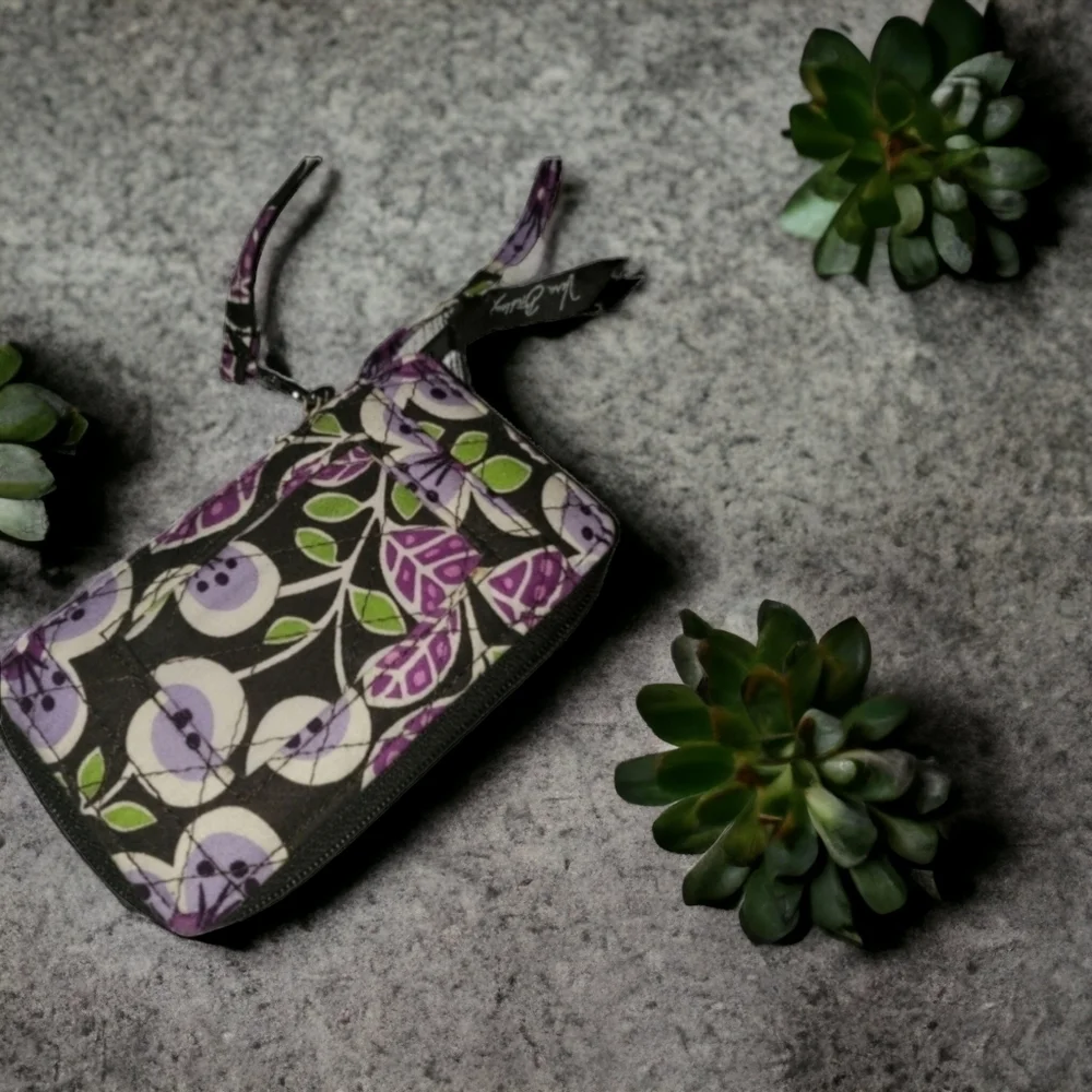 Vera Bradley Plum Purple Wristlet